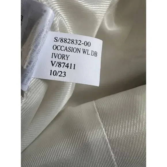 BR Manifattura Emmetex Italian Crepe Double Breasted Blazer Jacket Oversized 2 - Picture 12 of 16